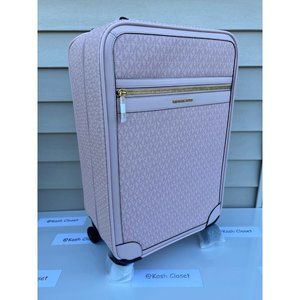 Michael Kors Travel SM Trolley Rolling Suitcase Carry On Bag -DK PowderBlush